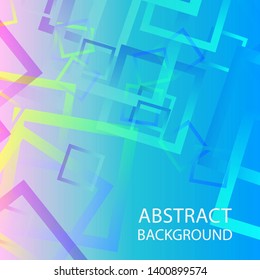 Abstract background with rectangular elements and gradient color. vector