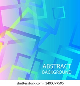 Abstract background with rectangular elements and gradient color. vector