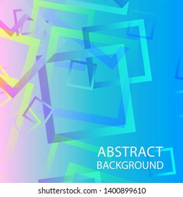 Abstract background with rectangular elements and gradient color. vector