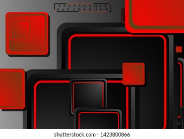 Abstract background rectangular gradient color. Vector geometric design