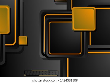 Abstract background rectangular gradient color. Vector geometric design