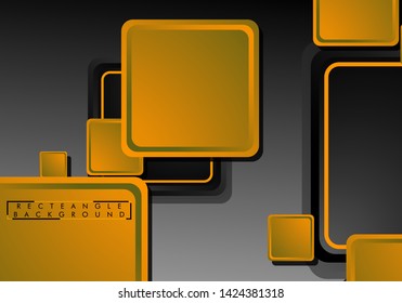 Abstract background rectangular gradient color. Vector geometric design