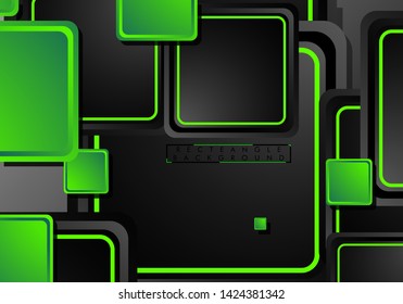 Abstract background rectangular gradient color. Vector geometric design