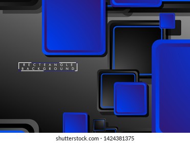 Abstract background rectangular gradient color. Vector geometric design