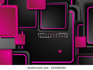 Abstract background rectangular gradient color. Vector geometric design