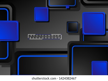 Abstract background rectangular gradient color. Vector geometric design