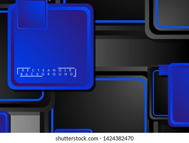 Abstract background rectangular gradient color. Vector geometric design