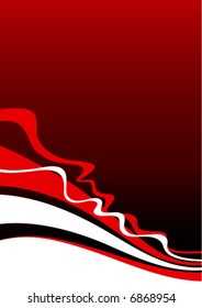 Abstract background in red