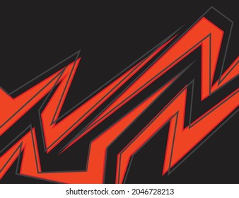 Abstract background with red arrow lines pattern