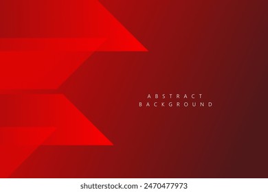 Abstract background Red arrow speed with technology concept for template, poster, wallpaper, flyer design. Vector illustration	