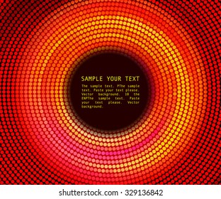 Abstract background. red abstract banner halftone circle
