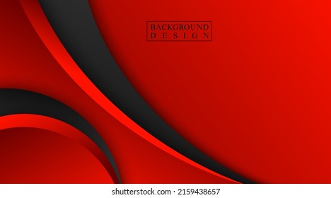 abstract background, red and black, design vector