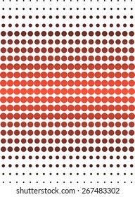 Abstract background with red and black dots