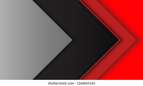 abstract background red black gray vector 