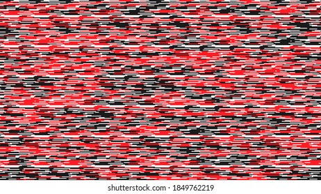Antecedentes abstractos. Líneas horizontales rojas, negras y blancas. Diseño de vectores.