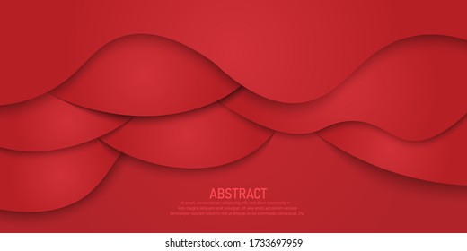 abstract background Red blood abstract 3d paper art style can be used in cover design, book design, poster, website backgrounds or advertising.