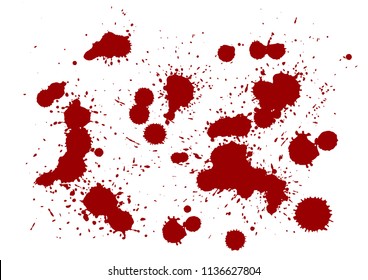 Abstract Background Red Blood Splatters Stock Vector (Royalty Free ...