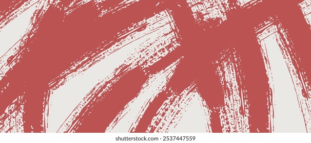 Fondo Abstractas con textura de pincel rojo