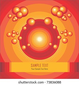abstract background red circle color