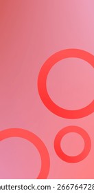 Fondo Abstractas con anillos circulares rojos y diseño de degradado de Espacio para texto