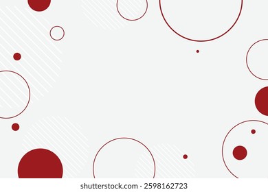 abstract background with red circles