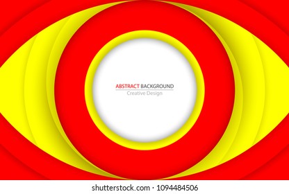 Abstract background with red circles. Eps 10
