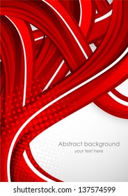 Abstract background in red color