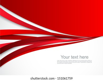 Abstract background in red color
