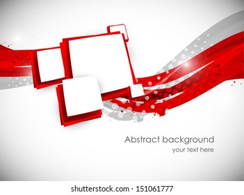 Abstract background in red color