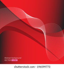 Abstract background with red color