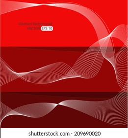 Abstract background with red color