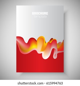 Abstract background with red color