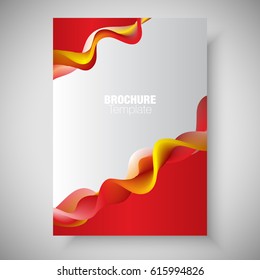 Abstract background with red color