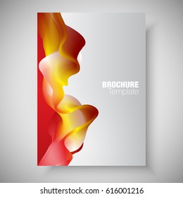 Abstract background with red color