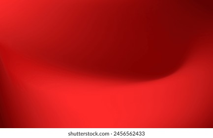 abstract background in red color. Elegant dynamic transition and bright gradient for digital, banner, business, web, brochure, flyer, advertising, print media, surface, copy space, idea, poster