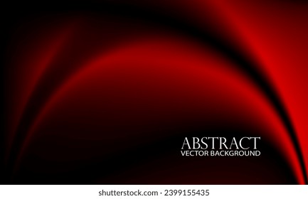 ilustración vectorial de la curva de línea de color rojo de fondo abstracto 