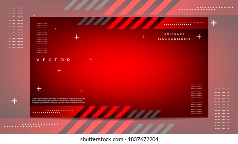 abstrakter Hintergrund mit roter Farbe und unscharfer Maschenöffnung. Vektorgrafik. Vektorhintergrund