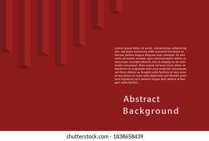 Abstract background with red color vector Illustration