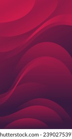 Resumen de color rojo de fondo con líneas onduladas y gradientes es un activo versátil adecuado para varios proyectos de diseño como sitios web, presentaciones, materiales impresos, publicaciones en medios sociales 