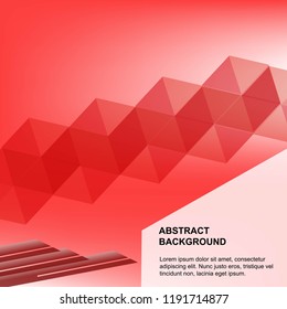 abstract background red color,EPS10 Design Graphic Concept box square blend with color Different level