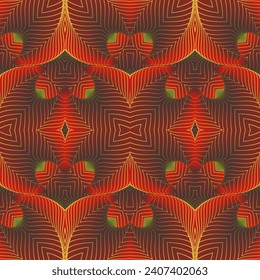Abstract background of red combined with yellow