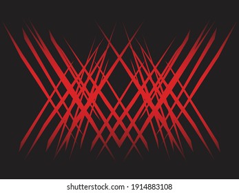 Fondo abstracto con líneas de puntos cruzadas rojas