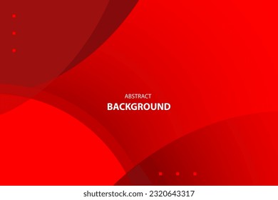 Abstrakter Hintergrund mit roter Kurve und schwarzer Farbe. Vektorgrafik