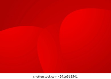 Abstract background with red curve and black shadow color. Vector illustration