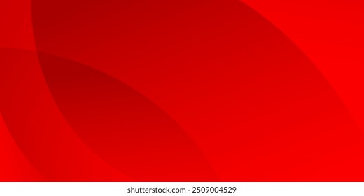 Abstract background with red curve and black shadow color. Vector illustration	