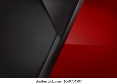 Abstract background red dark and black overlap color vector illustration eps10