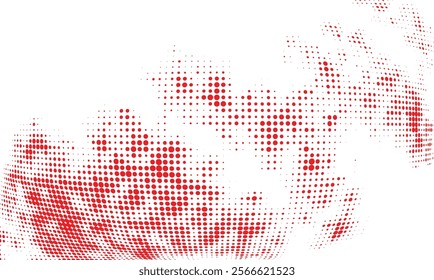 abstract background with red dots