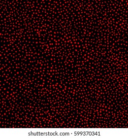 Abstract background with red flying pieces on a black background.