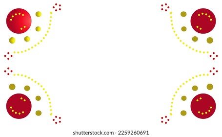 Abstrakter Hintergrund mit rotem Rahmen. Perfekt für Bildschirmhintergründe, Website-Hintergründe, Poster, Banner