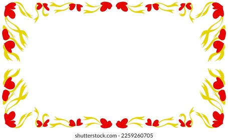 Abstract background with a red frame. Perfect for wallpapers, website backgrounds, posters, banners
